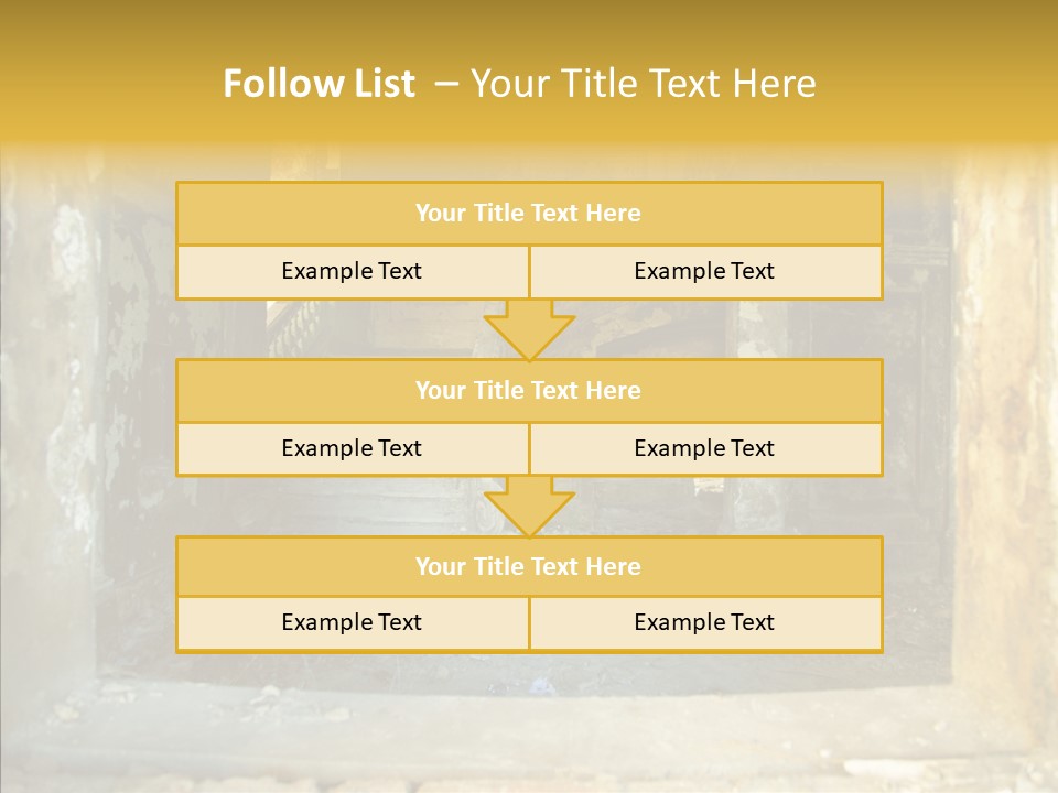Ruin Vestibule Home PowerPoint Template