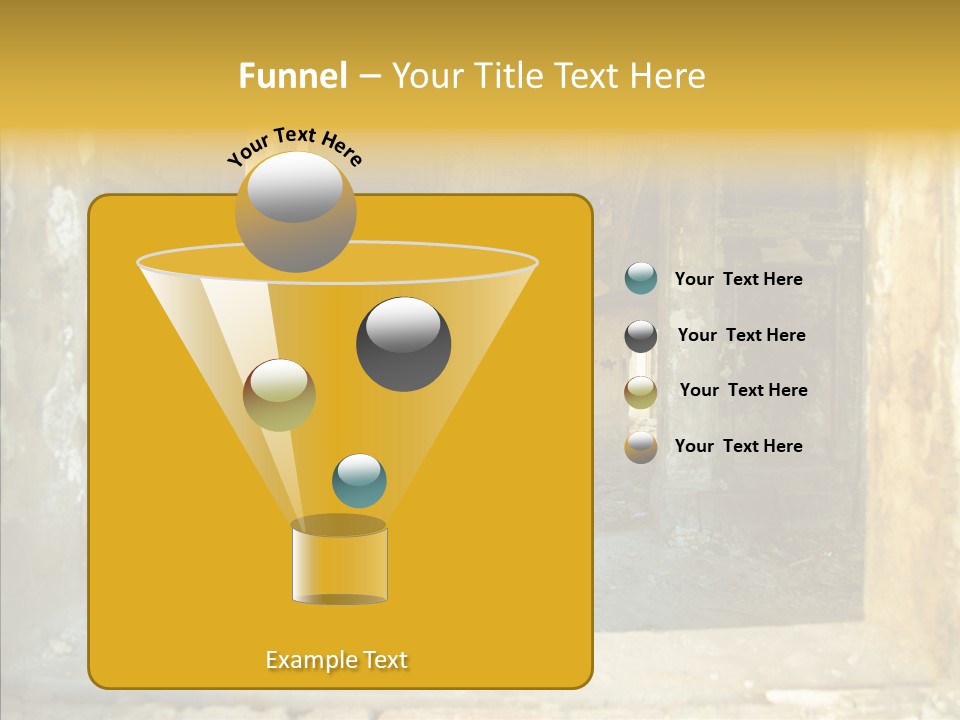 Ruin Vestibule Home PowerPoint Template