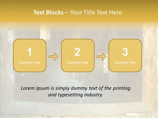 Ruin Vestibule Home PowerPoint Template