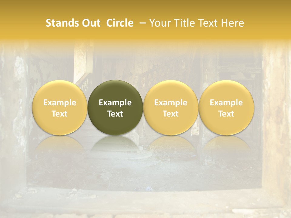 Ruin Vestibule Home PowerPoint Template
