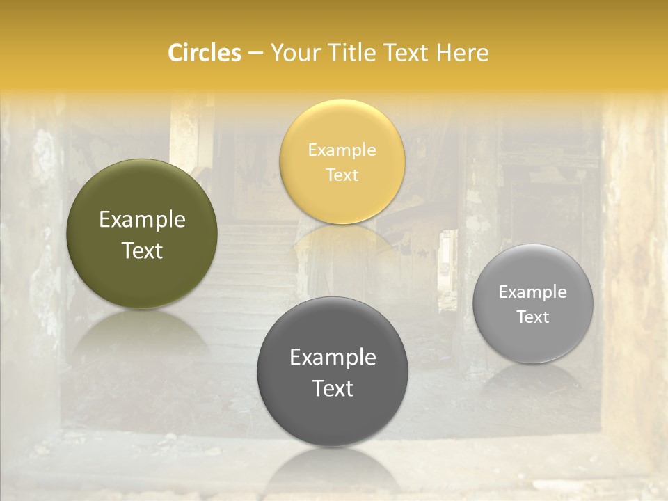 Ruin Vestibule Home PowerPoint Template