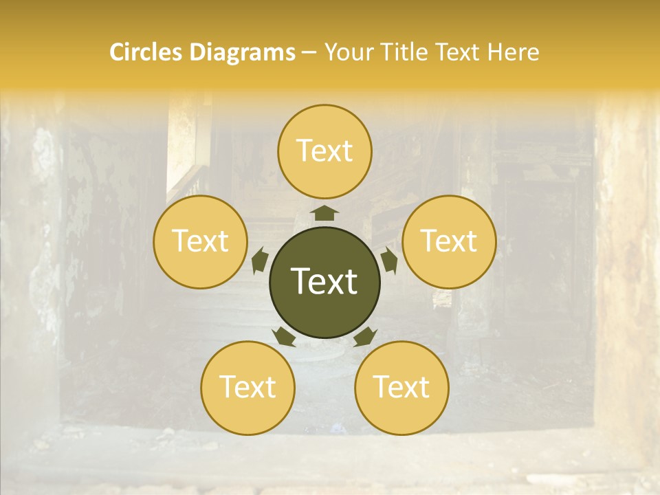 Ruin Vestibule Home PowerPoint Template