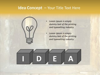 Ruin Vestibule Home PowerPoint Template