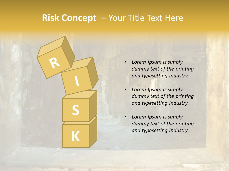 Ruin Vestibule Home PowerPoint Template