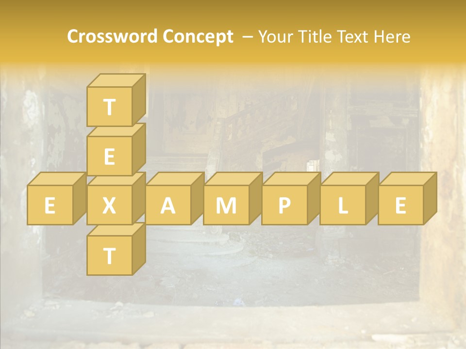 Ruin Vestibule Home PowerPoint Template