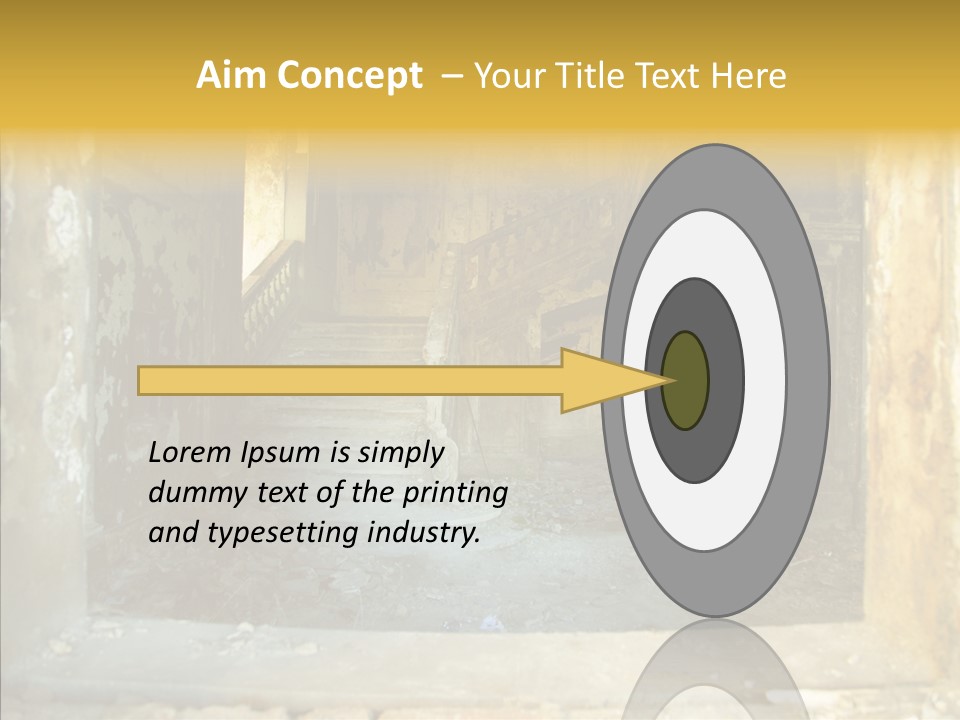 Ruin Vestibule Home PowerPoint Template