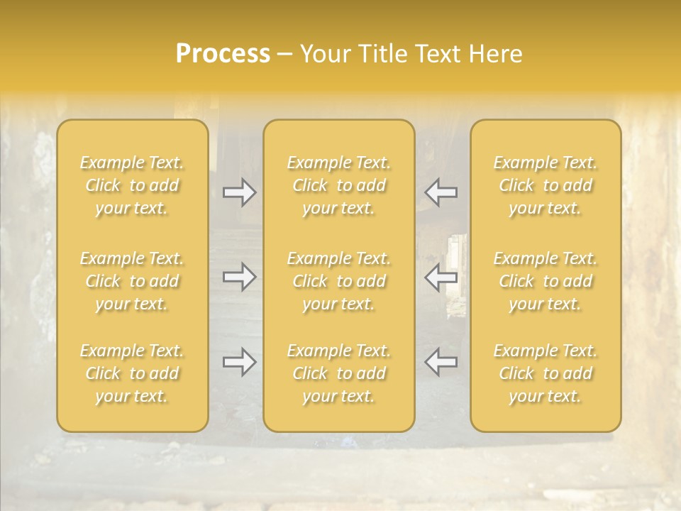 Ruin Vestibule Home PowerPoint Template