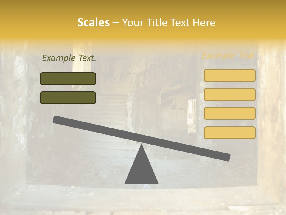 Ruin Vestibule Home PowerPoint Template