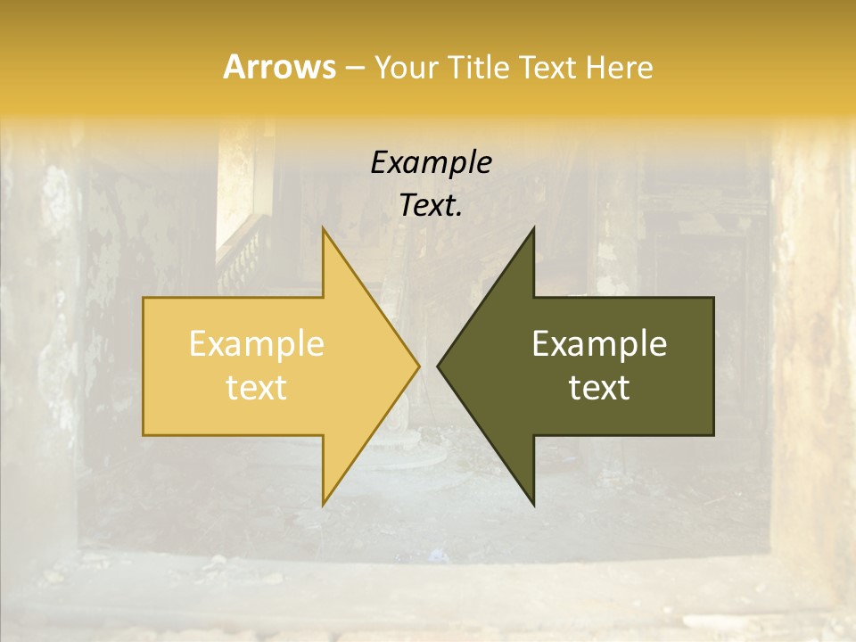 Ruin Vestibule Home PowerPoint Template