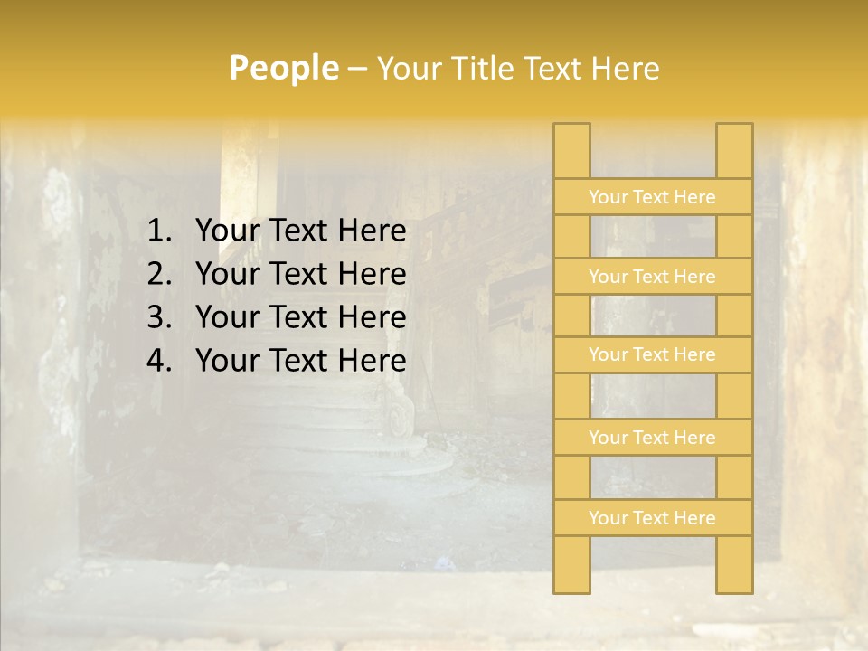 Ruin Vestibule Home PowerPoint Template