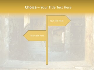 Ruin Vestibule Home PowerPoint Template