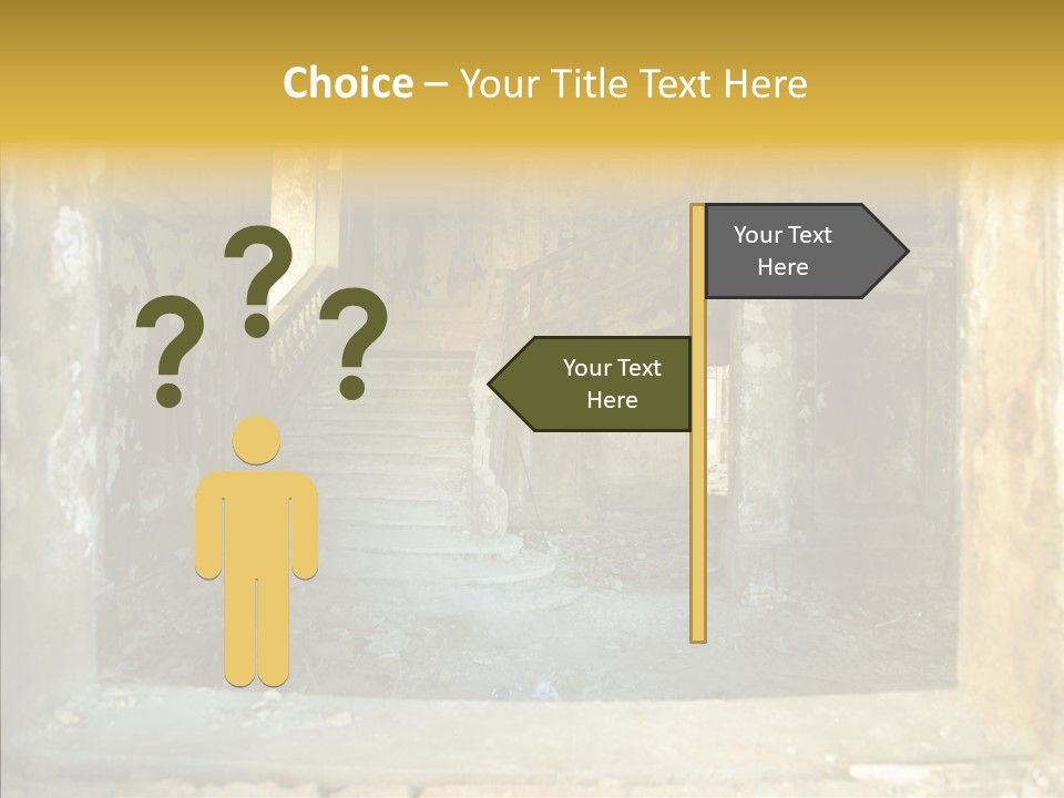 Ruin Vestibule Home PowerPoint Template