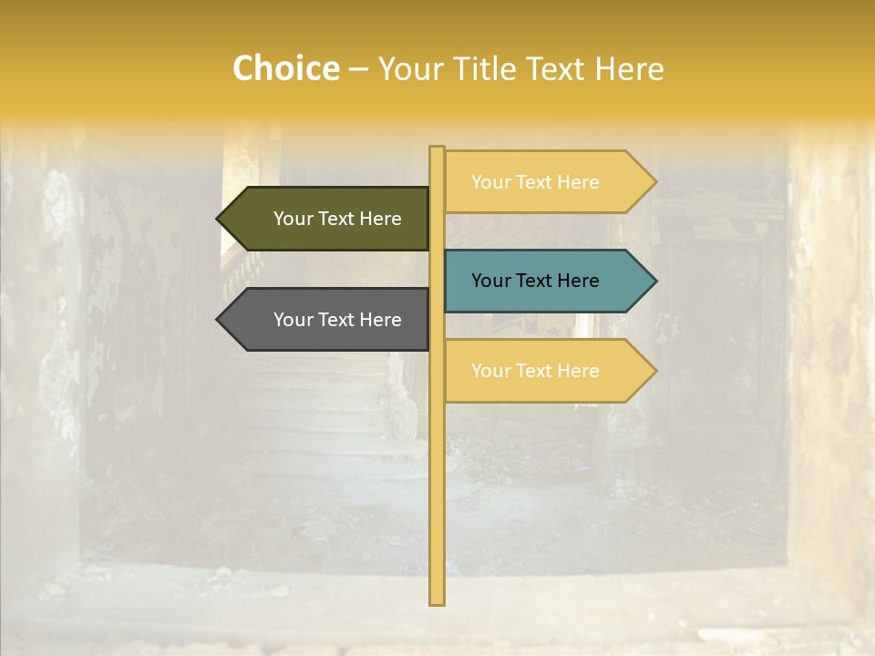 Ruin Vestibule Home PowerPoint Template