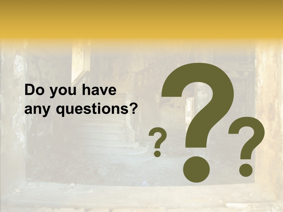 Ruin Vestibule Home PowerPoint Template
