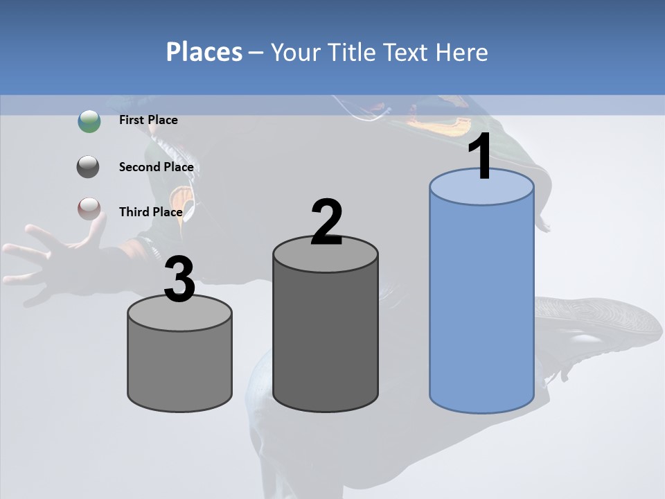 Aerobics Hop Exercise PowerPoint Template