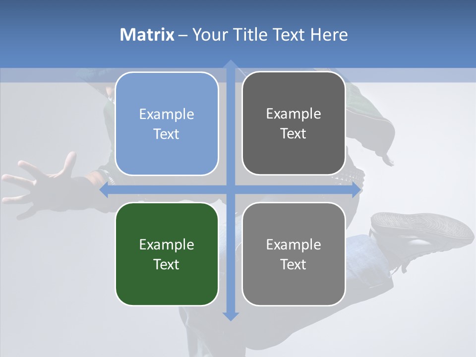 Aerobics Hop Exercise PowerPoint Template