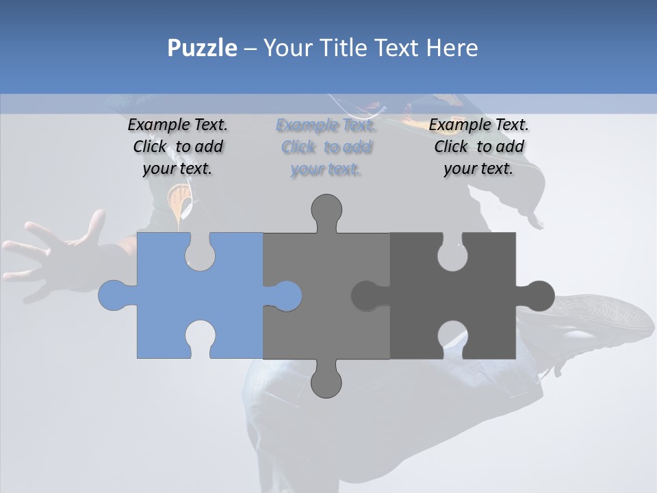 Aerobics Hop Exercise PowerPoint Template