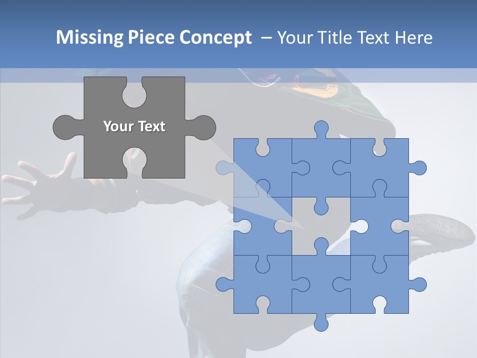 Aerobics Hop Exercise PowerPoint Template