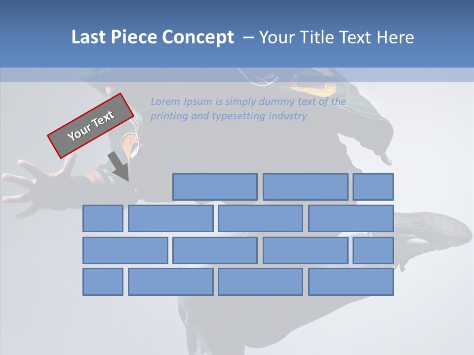 Aerobics Hop Exercise PowerPoint Template