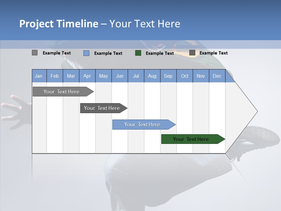 Aerobics Hop Exercise PowerPoint Template