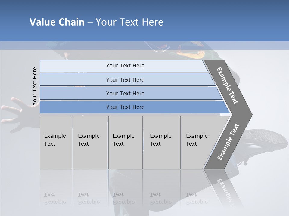Aerobics Hop Exercise PowerPoint Template