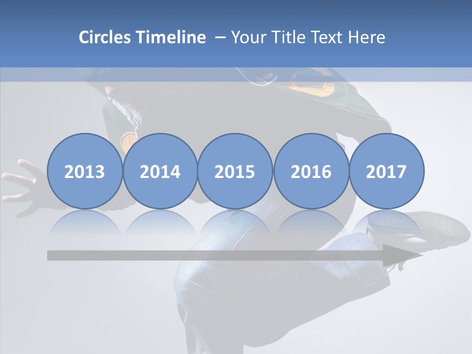 Aerobics Hop Exercise PowerPoint Template