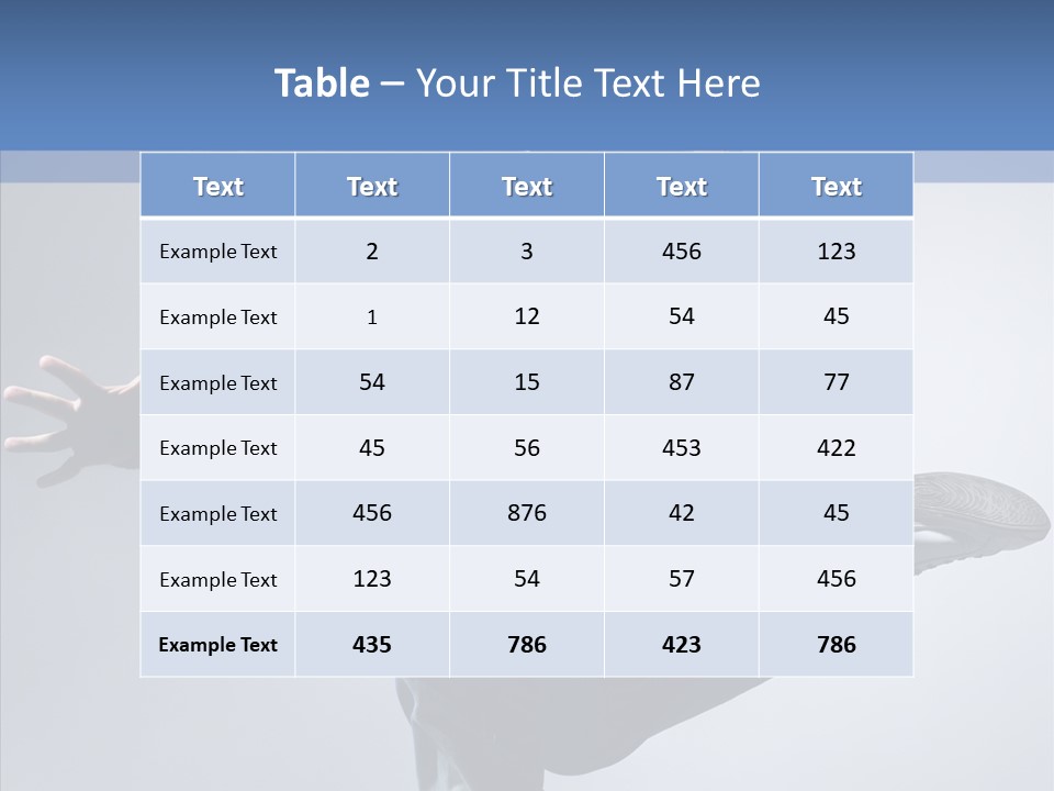 Aerobics Hop Exercise PowerPoint Template