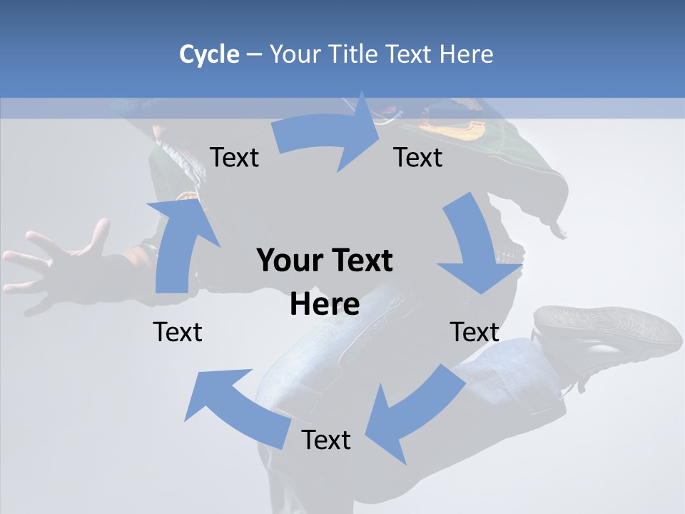 Aerobics Hop Exercise PowerPoint Template