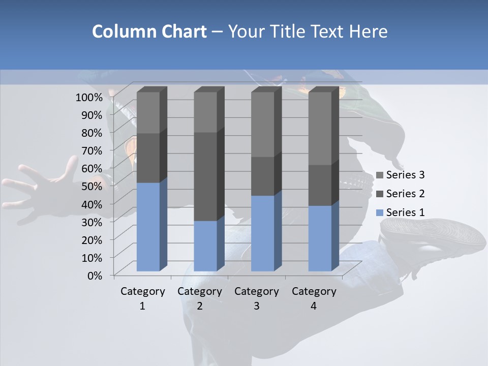 Aerobics Hop Exercise PowerPoint Template