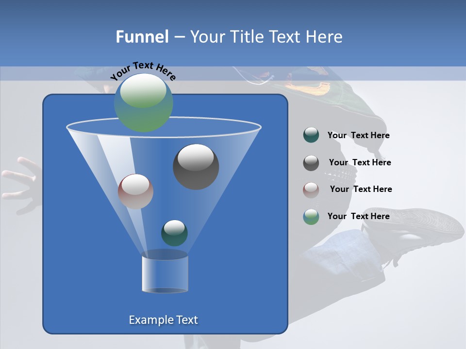 Aerobics Hop Exercise PowerPoint Template