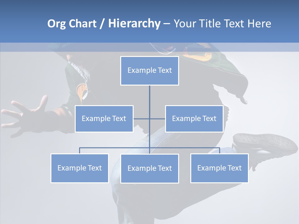 Aerobics Hop Exercise PowerPoint Template