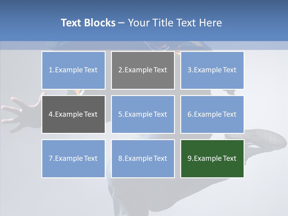 Aerobics Hop Exercise PowerPoint Template