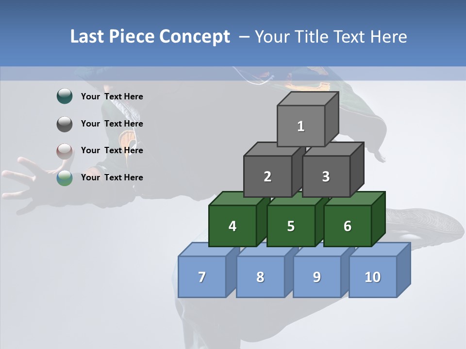 Aerobics Hop Exercise PowerPoint Template