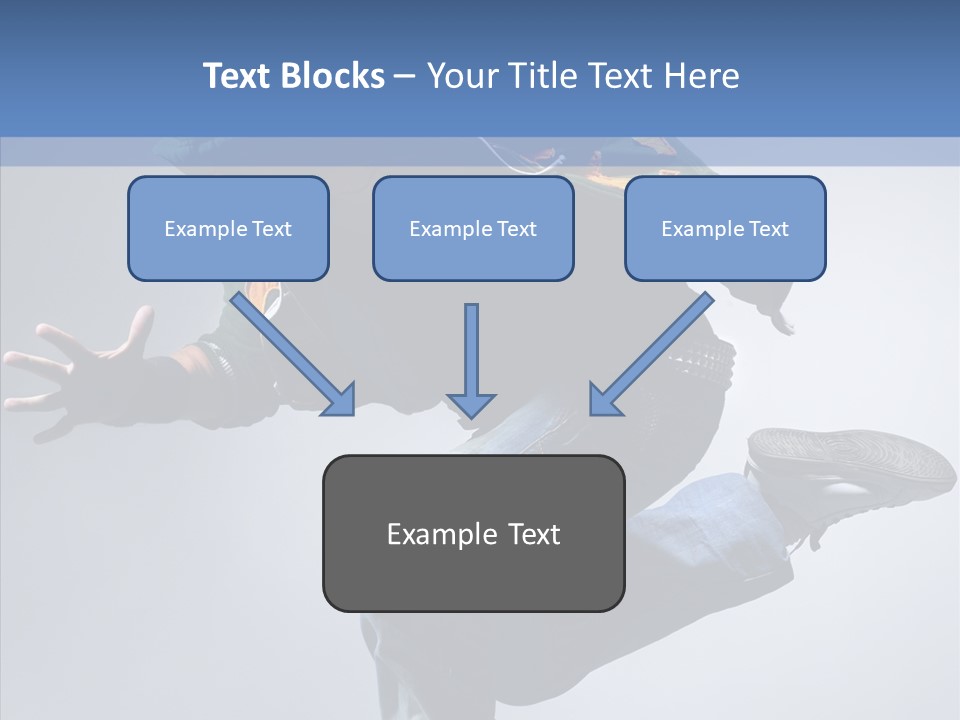 Aerobics Hop Exercise PowerPoint Template