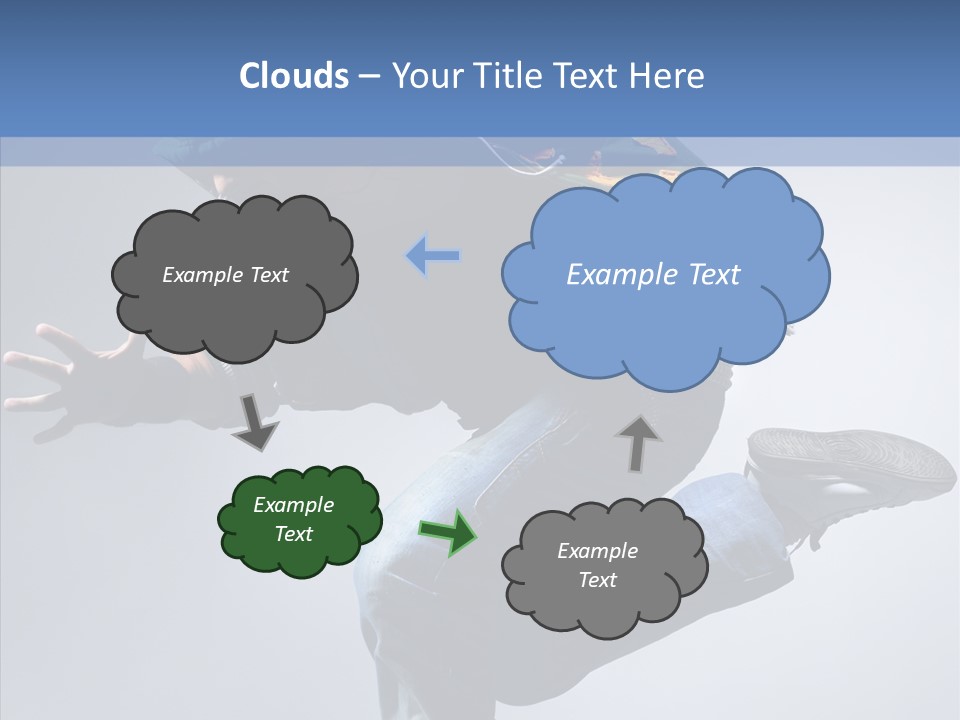 Aerobics Hop Exercise PowerPoint Template