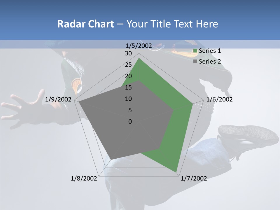 Aerobics Hop Exercise PowerPoint Template