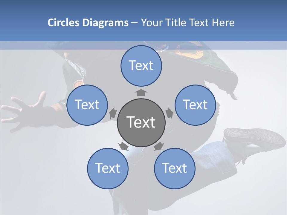 Aerobics Hop Exercise PowerPoint Template