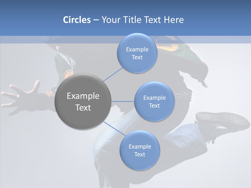 Aerobics Hop Exercise PowerPoint Template