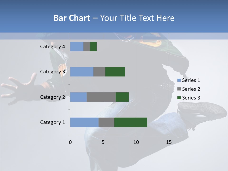 Aerobics Hop Exercise PowerPoint Template