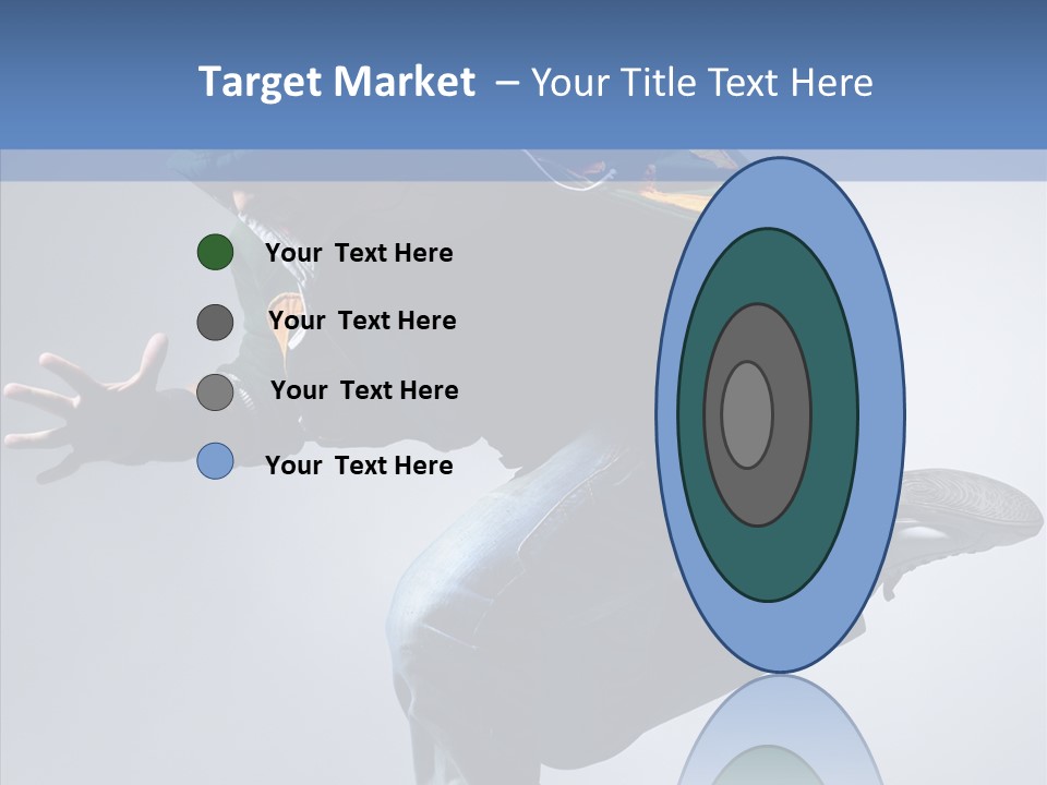 Aerobics Hop Exercise PowerPoint Template