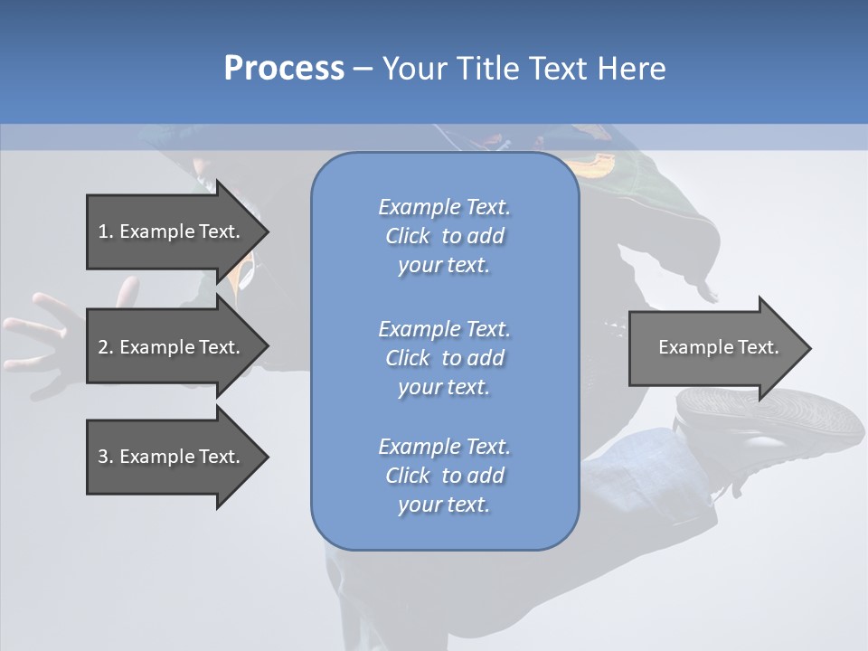 Aerobics Hop Exercise PowerPoint Template