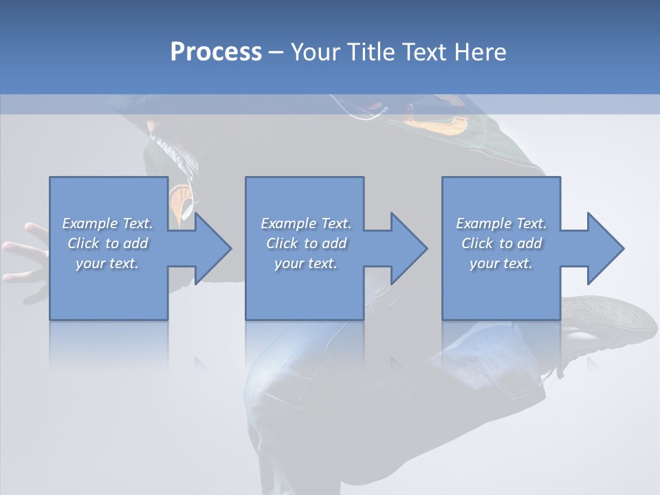 Aerobics Hop Exercise PowerPoint Template