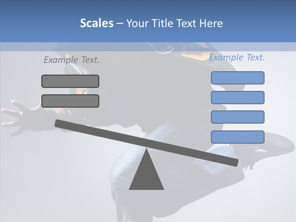 Aerobics Hop Exercise PowerPoint Template