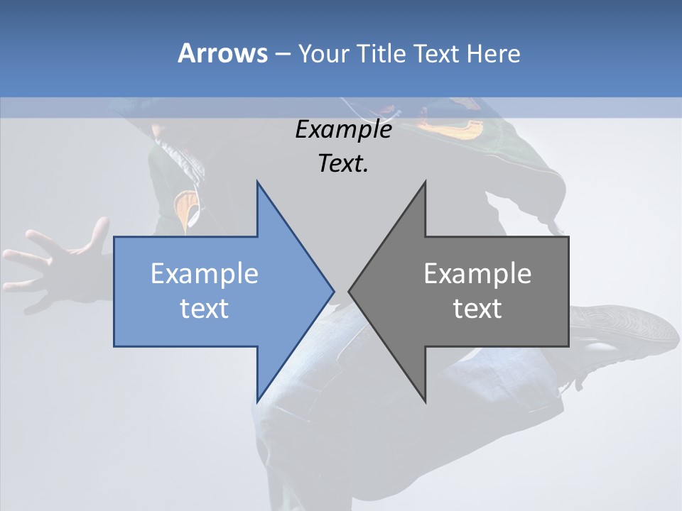 Aerobics Hop Exercise PowerPoint Template