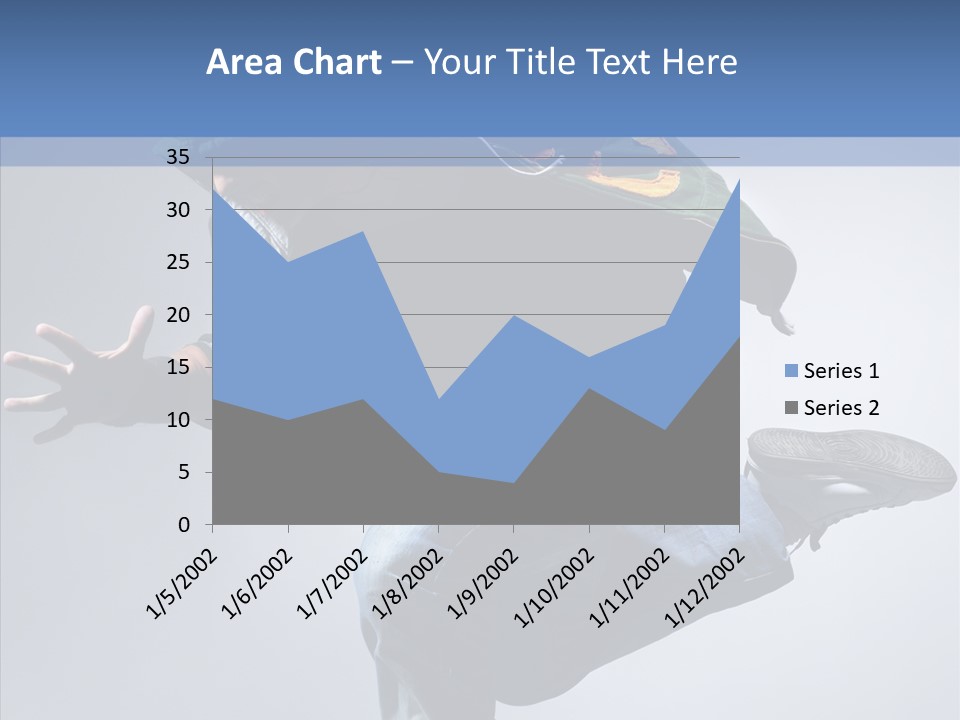 Aerobics Hop Exercise PowerPoint Template
