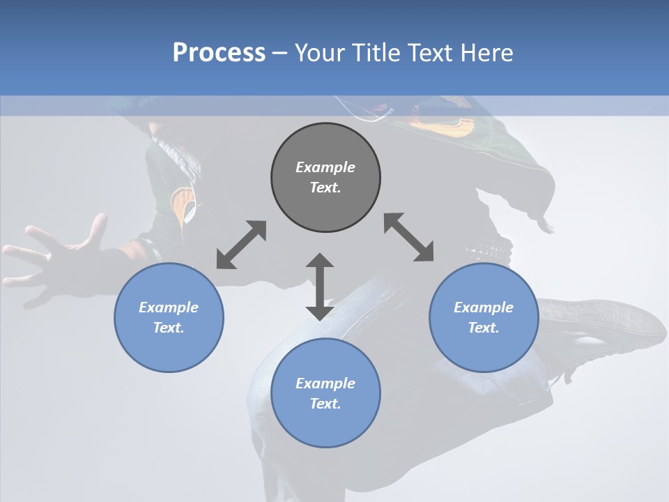 Aerobics Hop Exercise PowerPoint Template