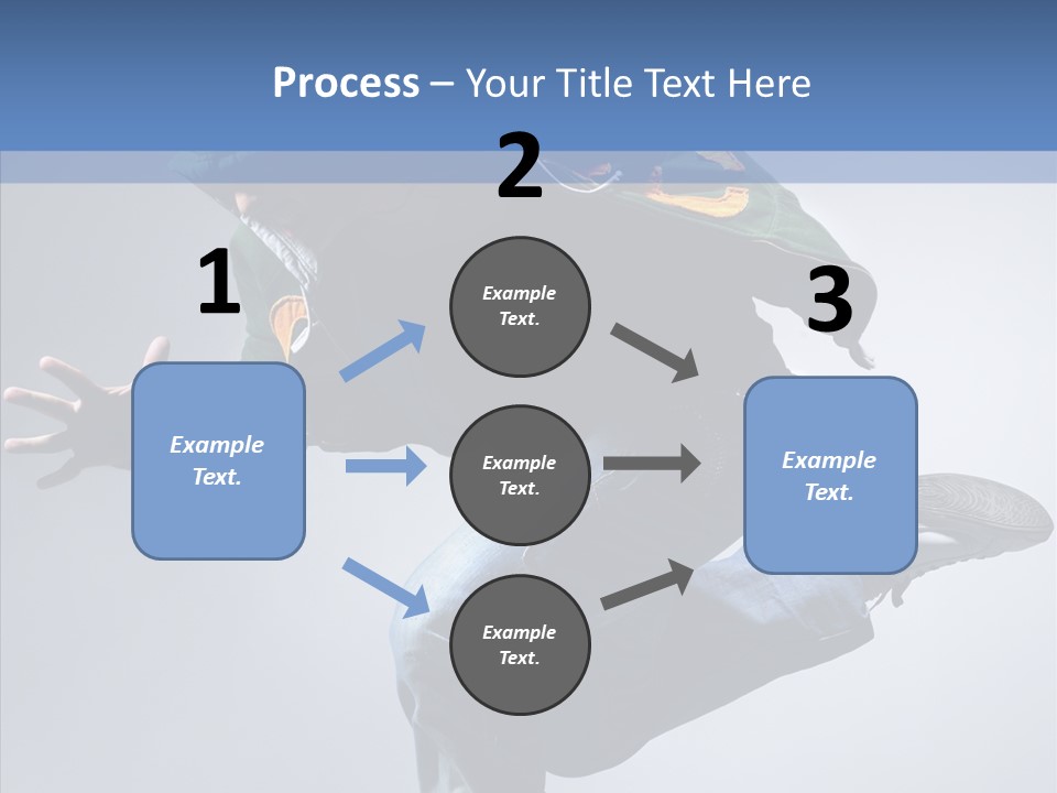 Aerobics Hop Exercise PowerPoint Template