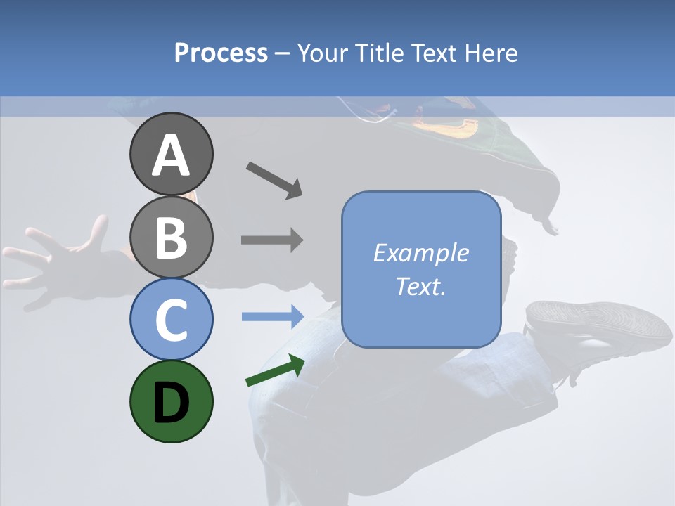 Aerobics Hop Exercise PowerPoint Template