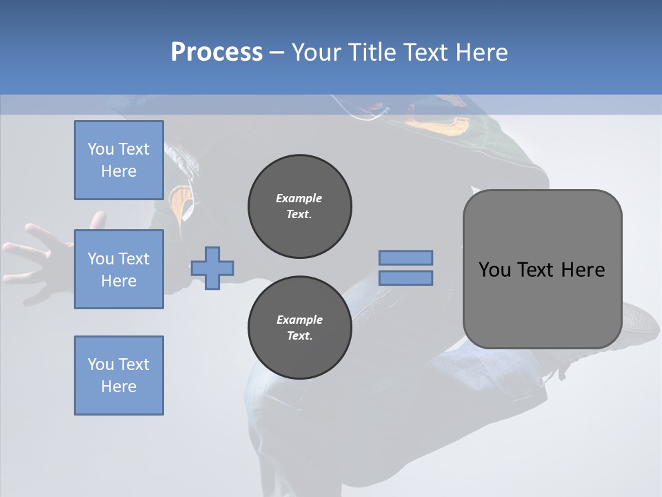 Aerobics Hop Exercise PowerPoint Template
