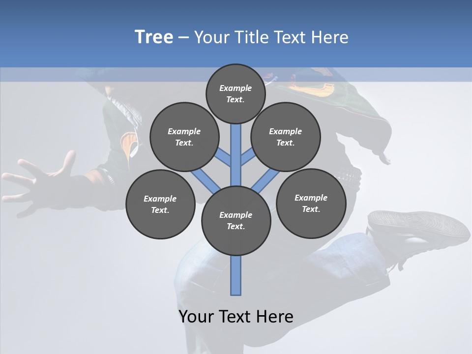 Aerobics Hop Exercise PowerPoint Template